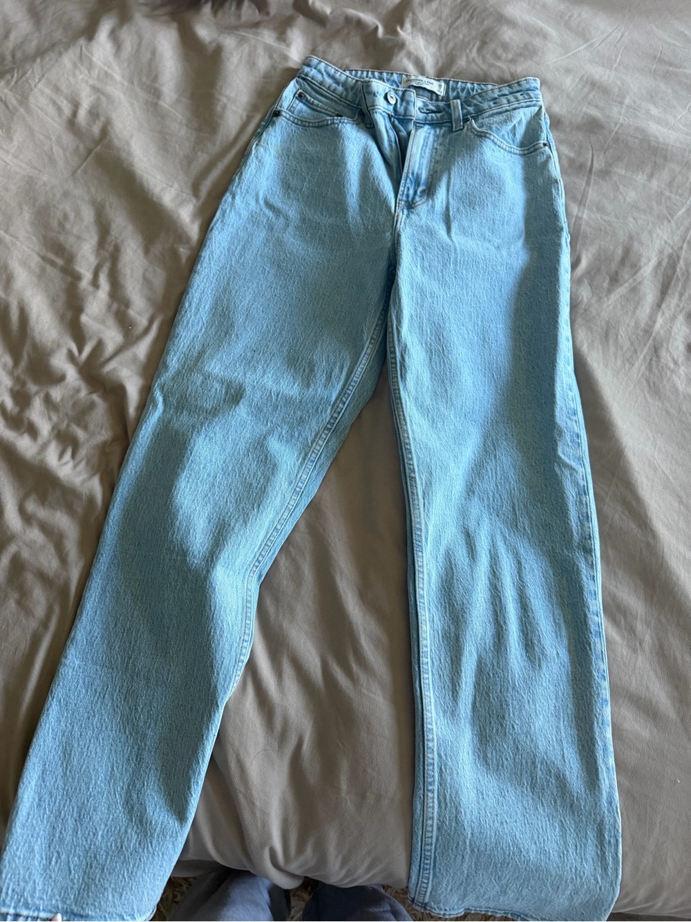 Abercrombie Vintage Straight High Rise Curve Love Jeana
